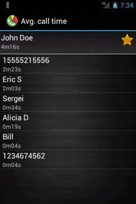 Call Stats android App screenshot 1